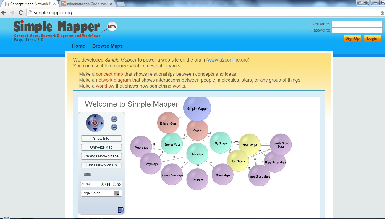 23. ábra: A Simple Mapper kezelőfelülete